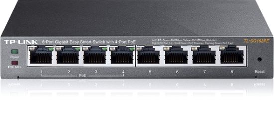 TP-LINK TL-SG108PE 8 PORT GIGABIT SWITCH